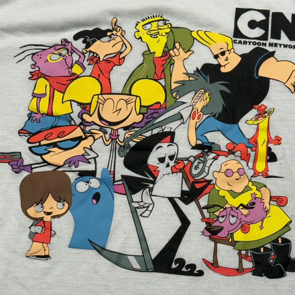 Cartoon Network Logo Tee‎ in Black and White - Picture 3 of 4